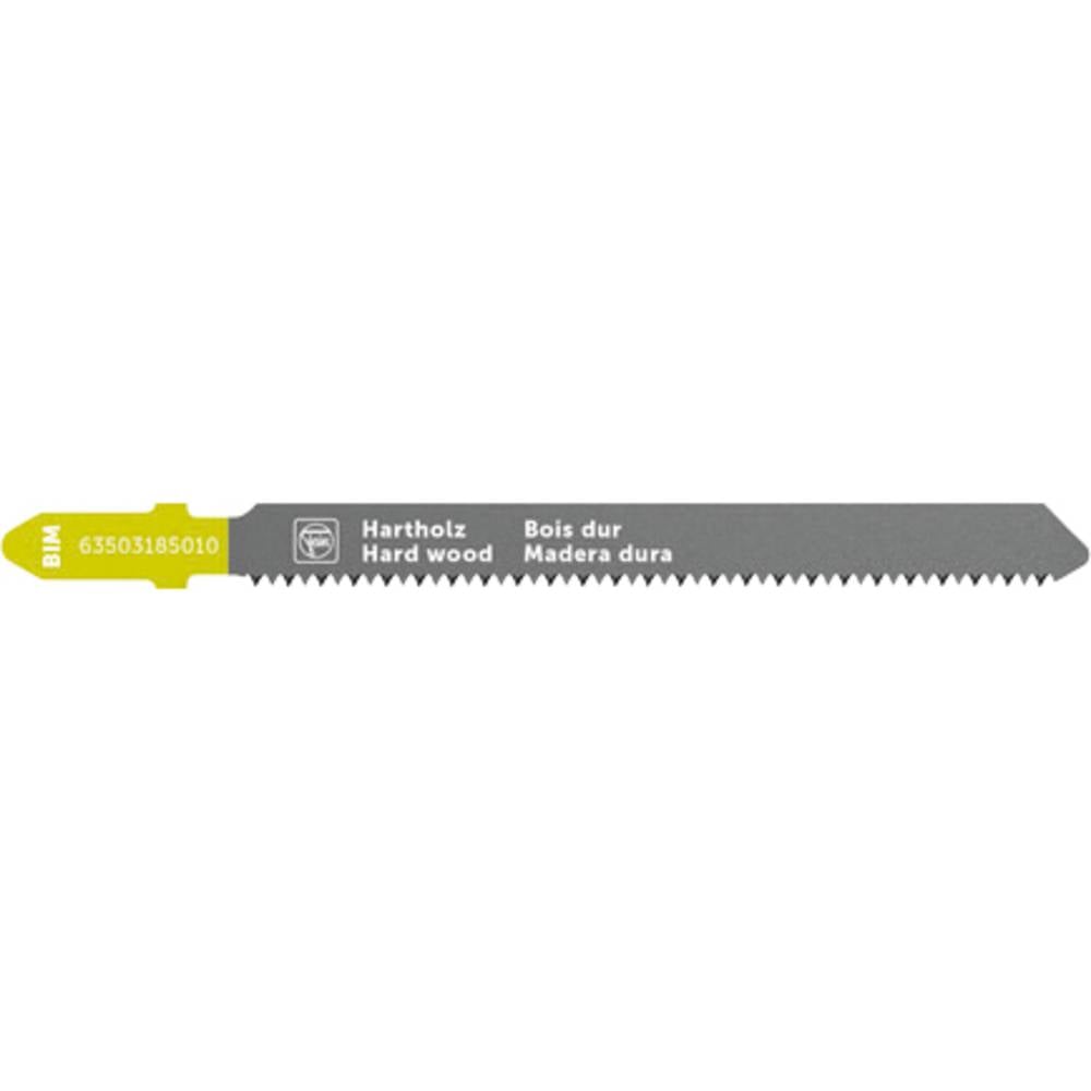 Fein 63503185010 Decoupeerzaagblad voor hardhout BIM 75 T1.5 HW SC 5 stuk(s)