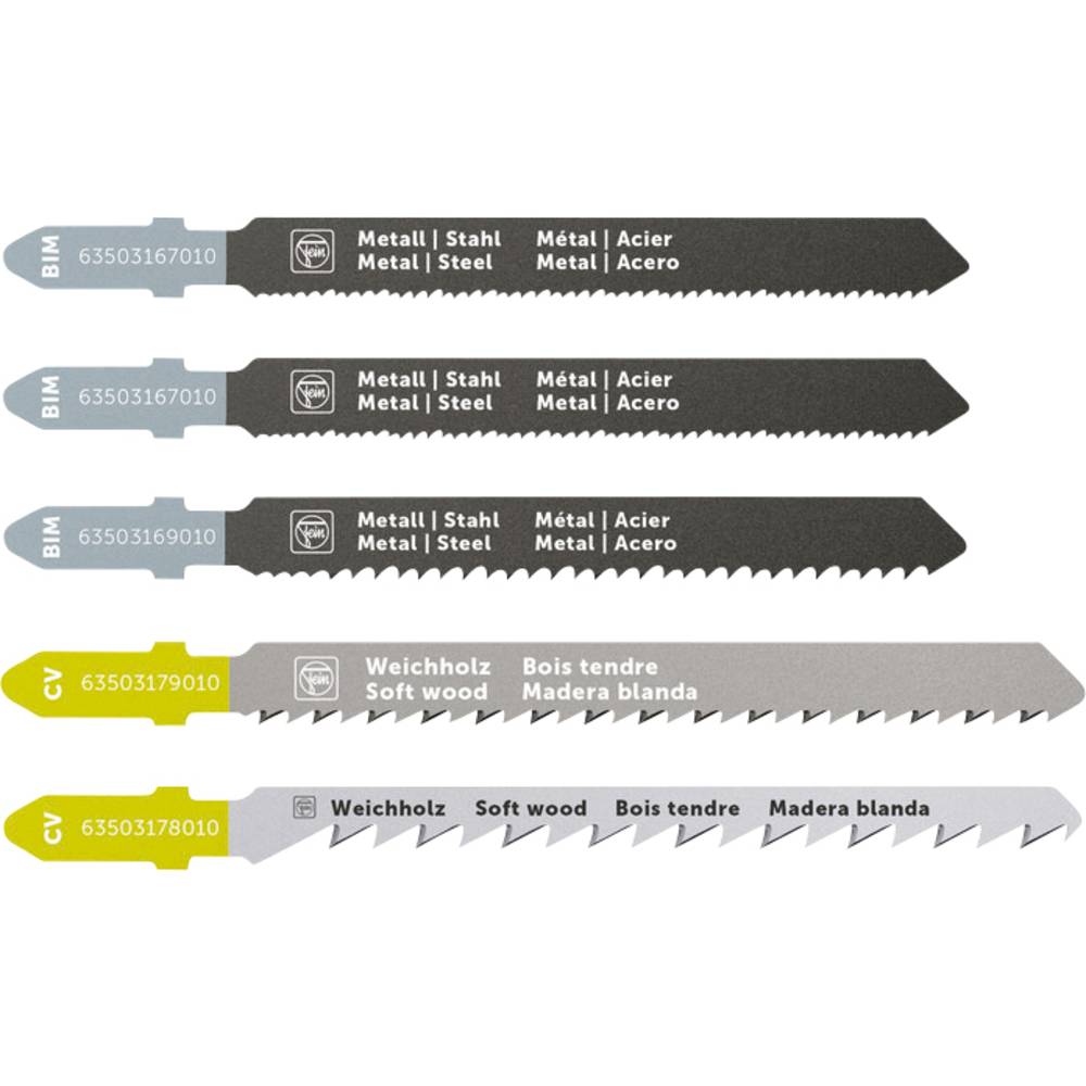 Fein 63503188010 Decoupeerzaagblad startset 5-delig 1 set(s)