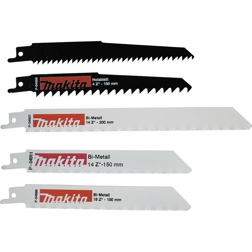 Makita P-83967 Recipro starterset uni 5-delig 5 stuk(s)