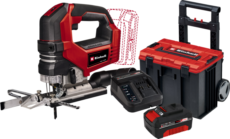 Einhell TP-JS 18/135 Li BL Solo 4,0 Ah Accu E-Case L Starterspakket