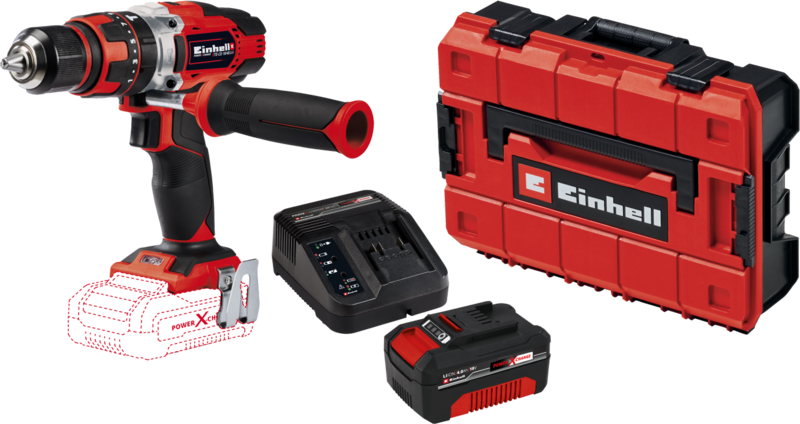 Einhell TE-CD 18/48 Li-i Solo 4,0 Ah Accu E-Case S-F Starterspakket