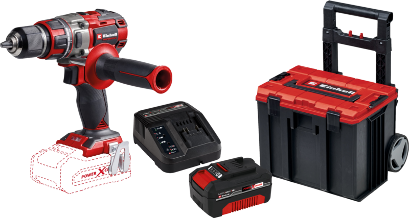 Einhell TP-CD 18/80 Li BL Solo 4,0 Ah Accu E-Case L Starterspakket