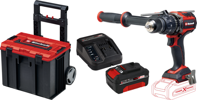 Einhell TP-CD 18/120 Li-i BL Solo 4,0 Ah Accu E-Case L Starterspakket