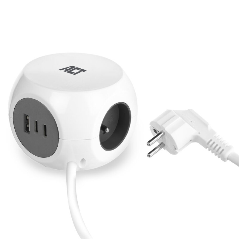 ACT AC2425 3 conten stekkerdoos