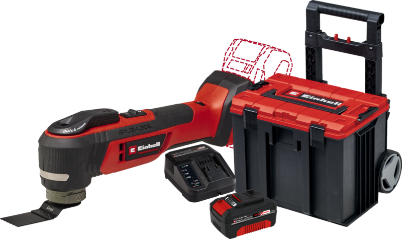 Einhell TP-MG 18 Li BL Solo 4,0 Ah Accu E-Case L Starterspakket