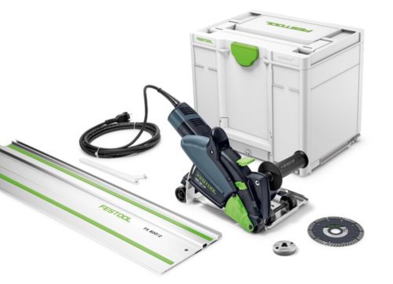 Festool DSC-AG 125-Plus-FS Railslijper In Systainer Met Geleiderail