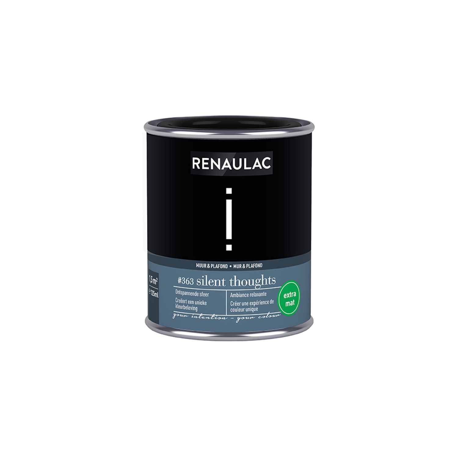 RENAULAC Muur- En Plafondverf Intention Silent Thoughts Extra Mat 125ml