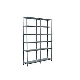 Schulte Regalwelt Legborden zonder bouten, H 2300 x B 1600 x D 350 mm, gegalvaniseerd