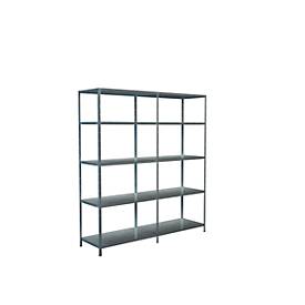 Schulte Regalwelt Legborden zonder grendels, H 2000 x B 1800 x D 500 mm, gegalvaniseerd