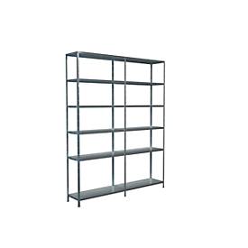 Schulte Regalwelt Legborden zonder bouten, H 2300 x B 1800 x D 350 mm, gegalvaniseerd