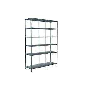 Schulte Regalwelt Legborden zonder grendels, H 2300 x B 1600 x D 500, gegalvaniseerd