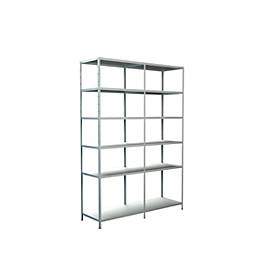 Schulte Regalwelt Legborden zonder grendels, H 2300 x B 1600 x D 500, wit