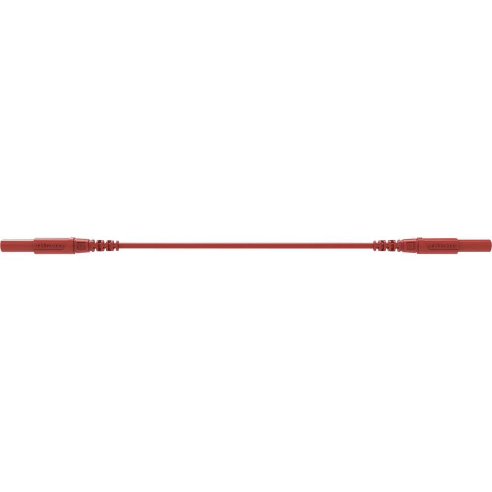Schützinger MSFK A341 / 1 / 200 / RT Veiligheidsmeetsnoer Stekker Stekker 200 cm Rood 1 stuk(s)