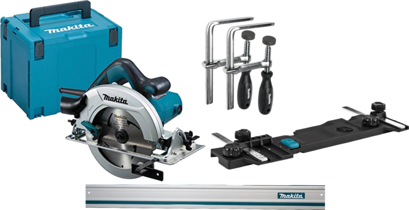 Makita HS7601J +  Geleiderail 1500 mm