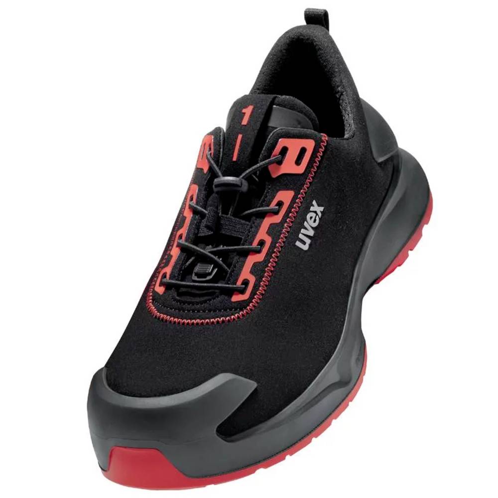 Uvex S3L PUR W11 6803240 Lage veiligheidsschoenen S3L Schoenmaat (EU): 40 Zwart, Rood 1 paar