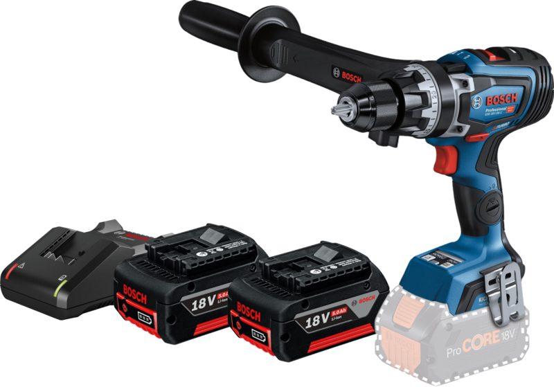 Bosch Professional GSR 18V-150 C 5,0 Ah GBA Accu (2x) Starterspakket