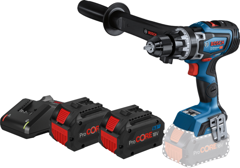 Bosch Professional GSR 18V-150 C 8,0 Ah ProCORE Accu (2x) Starterspakket