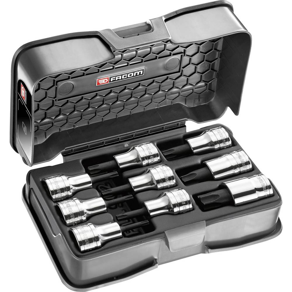 Facom Schroevendraaierbitinzet Werkplaats Grootte T 20, T 25, T 27, T 30, T 40, T 45, T 50, T 55, T 60 1 set(s)