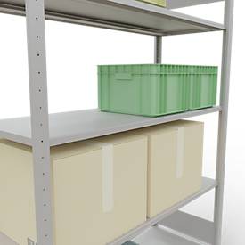 Schulte Lagertechnik  Stapelvoet met lengtevergrendeling - 2000x1300x500 mm, type 150 kg