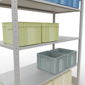 Schulte Lagertechnik  Stapelvoet met lengtevergrendeling - 2000x1300x600 mm, type 150 kg