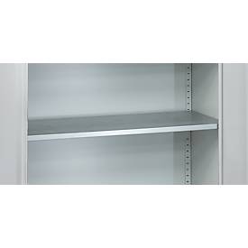 Legbord voor gereedschapskasten met afmetingen B 1000 x D 500 mm, gegalvaniseerd staal