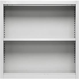 Schäfer Shop Select bovenschap MS, 2 OH, B 800 x D 400 x H 800 mm, plaatstaal, lichtgrijs