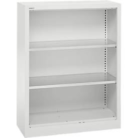 Schäfer Shop Select MS stellingkast, 3 OH, B 950 x D 400 x H 1215 mm, plaatstaal, lichtgrijs