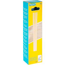 Rapid lijmsticks hout, 12 x 190 mm, transparant, oplosmiddelvrij, 16 stuks