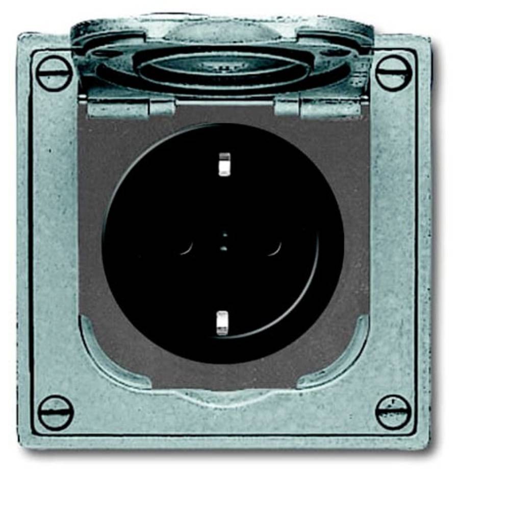 ABB 2CKA002011A3871 Geaard stopcontact IP41 Grijs