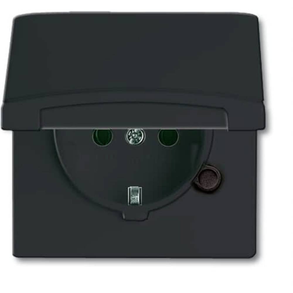 ABB 2CKA002064A0290 Apparaatinzetstuk IP44 Zwart-grijs, Antraciet