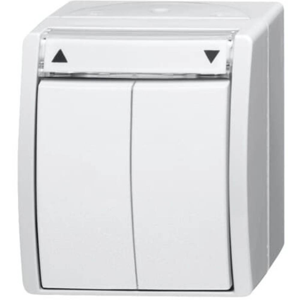 ABB 2CKA001085A1625 Schakelaar IP44 Zuiver wit (RAL 9010), Wit
