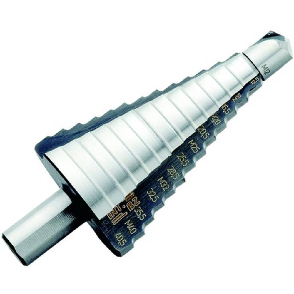 Intercable Stappenboor metrisch M12-M40 met vervangbare boorpunt