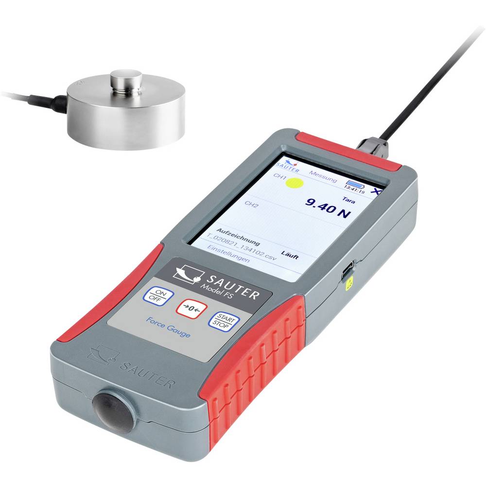 Sauter Krachtmeter 10000 N (max.) Fabrieksstandaard (zonder certificaat)