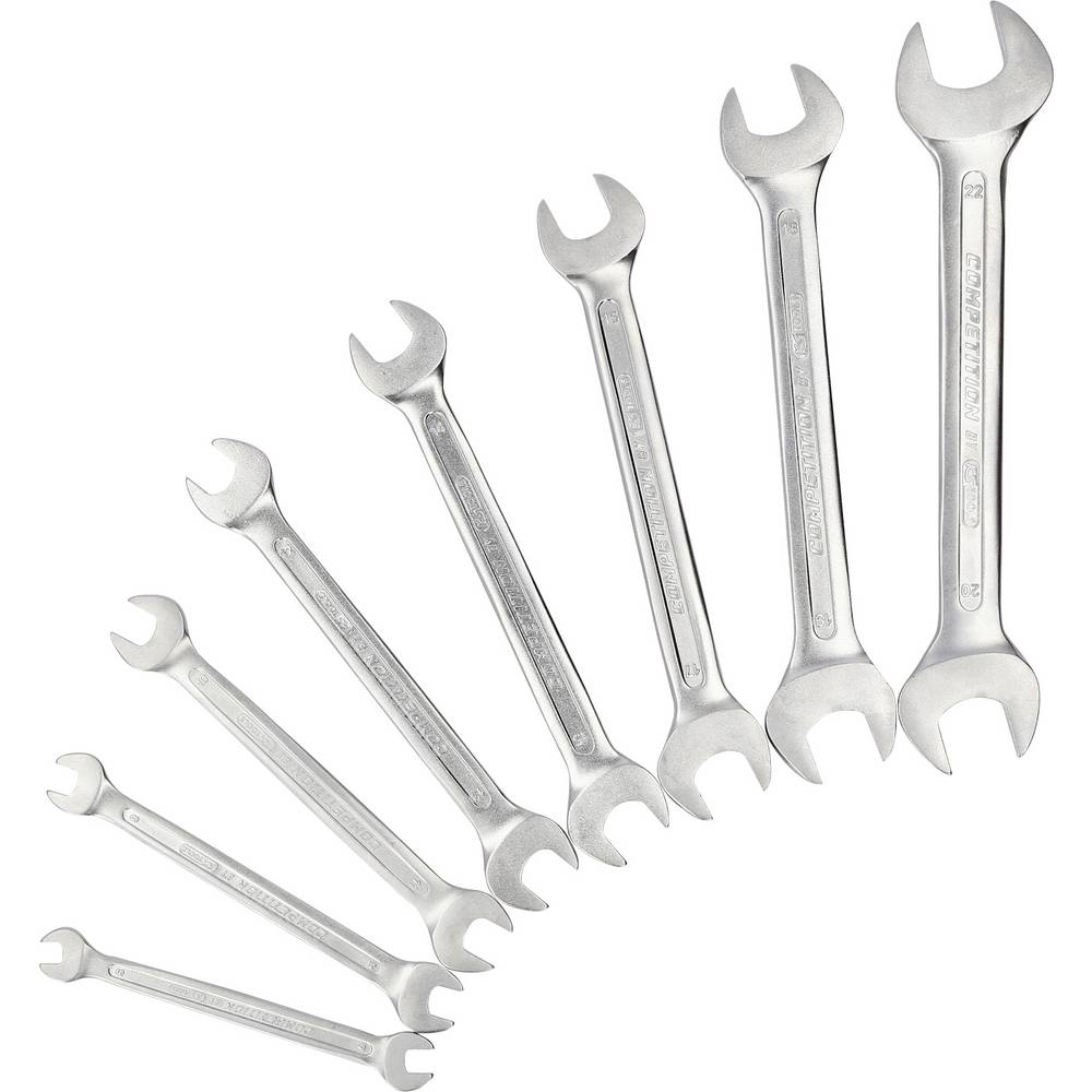 KS Tools 512.0208 512.0208 Dubbele steeksleutelset 8-delig