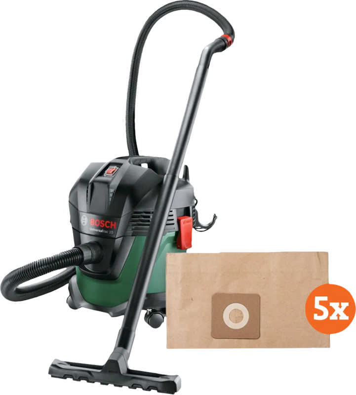 Bosch UniversalVac 15 + filterzakken