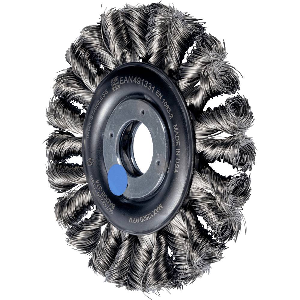 PFERD 43312012 PAARD POS COMBITWIST ronde borstel getrokken RBG HD Ø 115x12x22,2 mm roestvrij stalen draad-Ø 0,35 mm haakse slijper 1 stuk(s)
