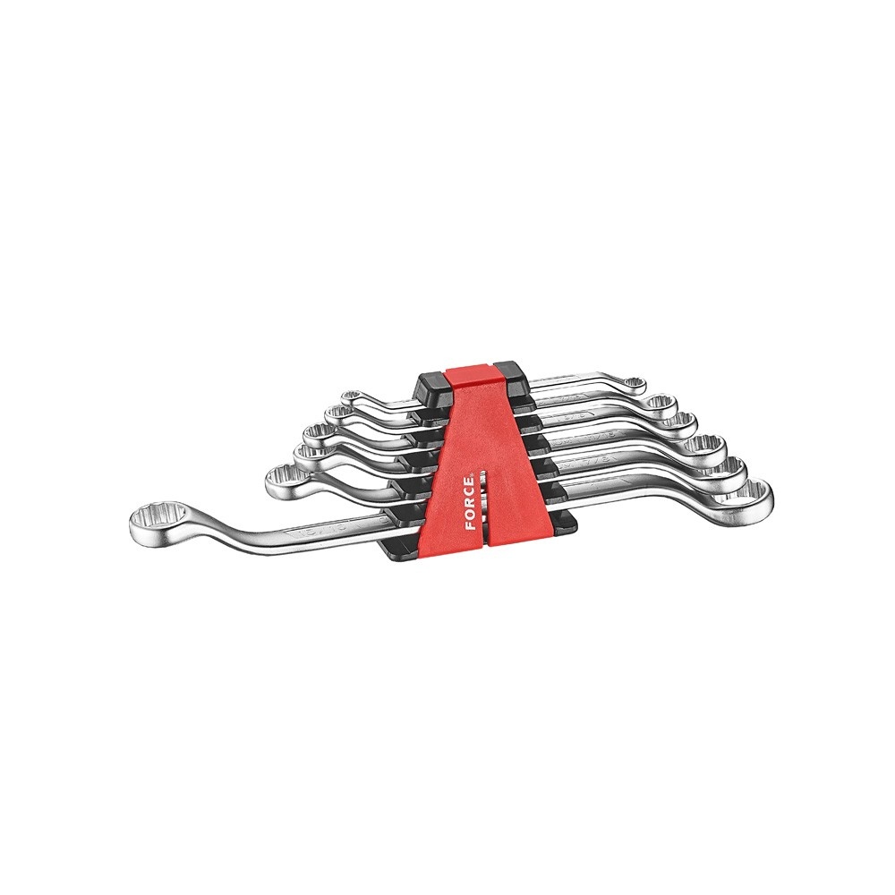 Force 45° Ringsleutelset SAE 6-delig
