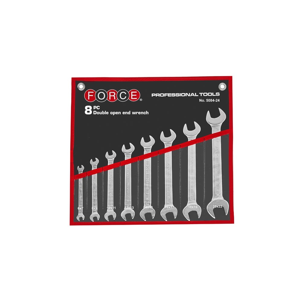 Force Steeksleutelset 8-delig