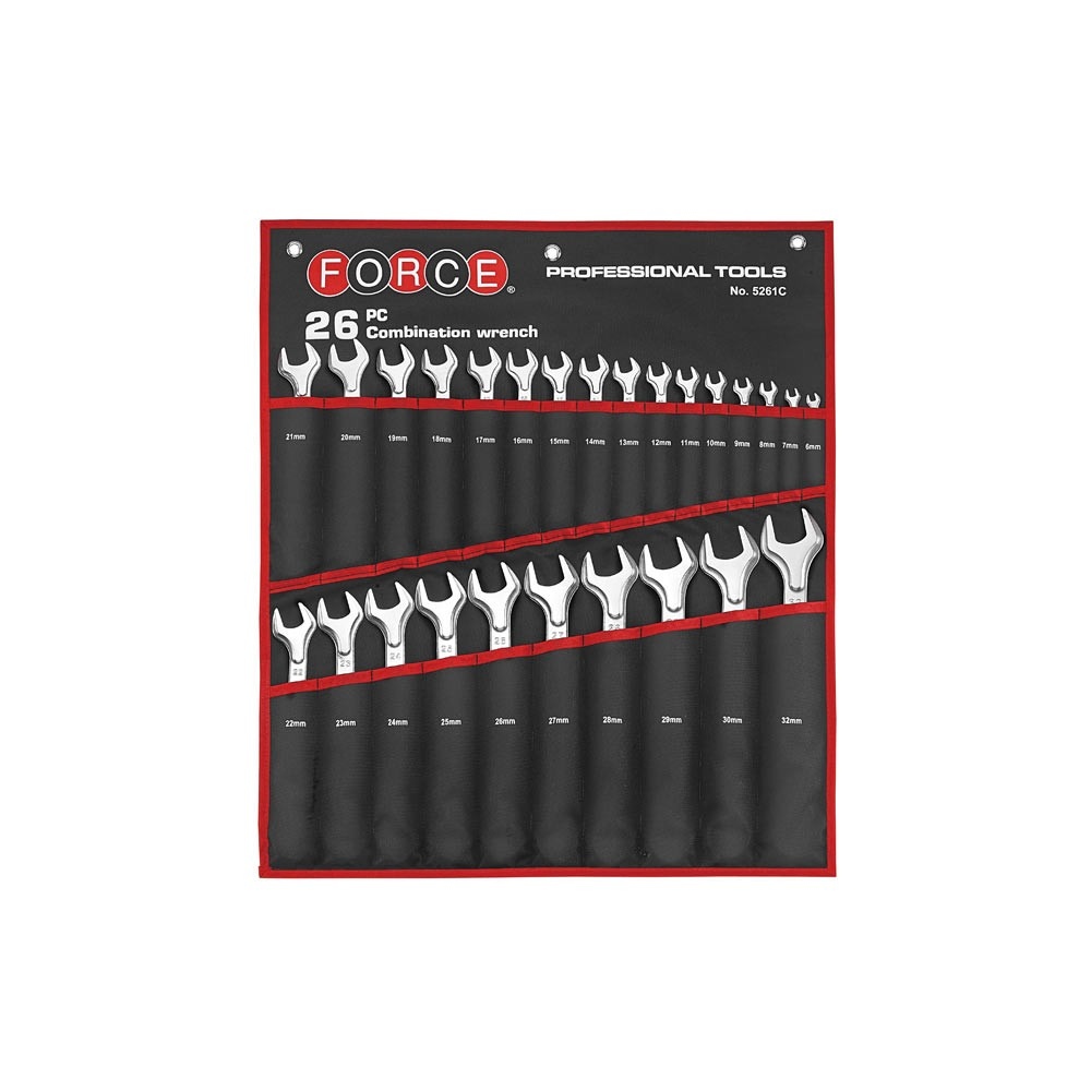 Force Steekringsleutelset 26-delig
