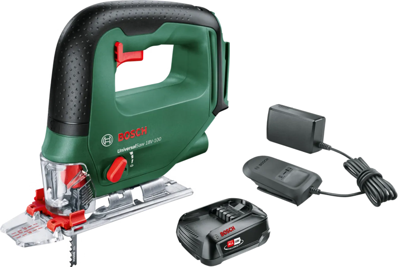 Bosch UniversalSaw 18V-100 +  Starterset 18V 2,5 Ah Accu
