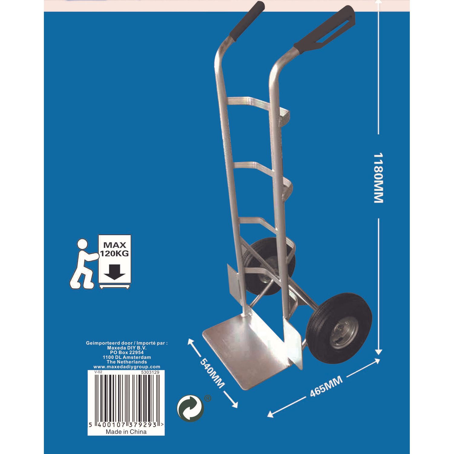 Praxis Steekwagen Aluminium 150kg