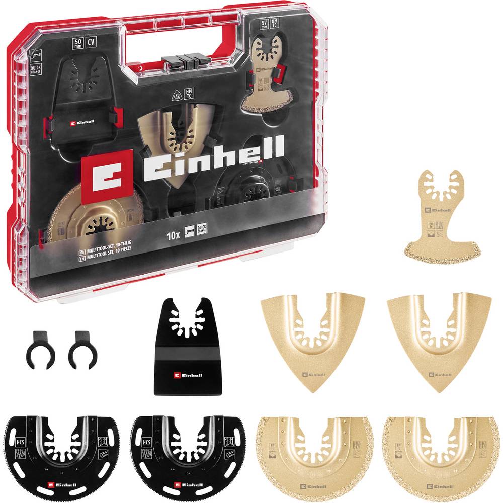 Einhell 708110 XLPLUS-CASE HCS, HM Multitool toebehorenset 1 set(s)