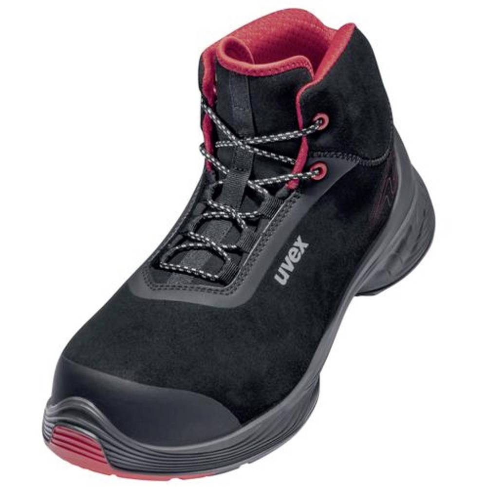Uvex 1 G2 6839245 Hoge veiligheidsschoenen ESD S3 Schoenmaat (EU): 45 Rood/zwart 1 paar