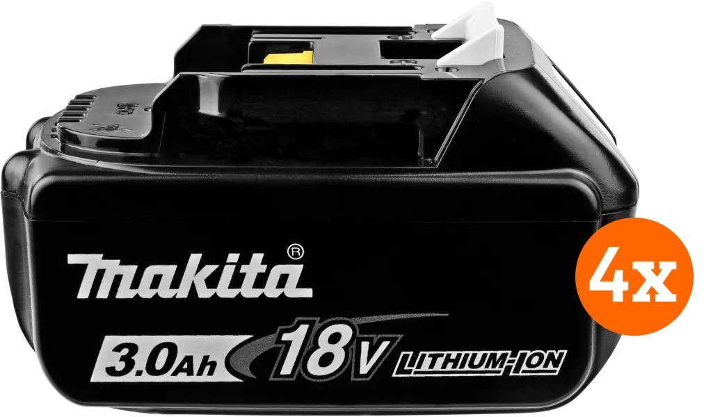 Makita BL1830B LXT 18V 3,0Ah accu 4-pack