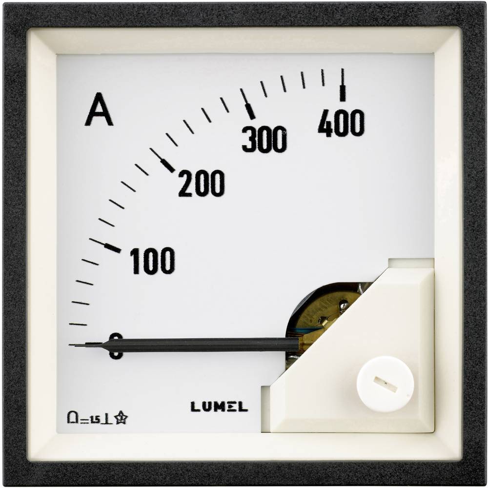 Lumel MA19 400A/60mV MA19 400A/60mV Inbouwmeetinstrument 96 x 96 mm 400 A/DC (60 mV)  Draaispoel