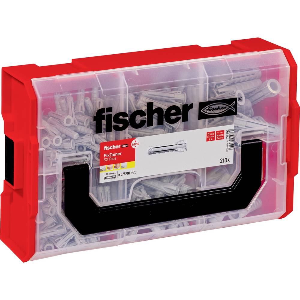 Fischer 532892 FIXtainer - de SX-pluggenbox 210 onderdelen