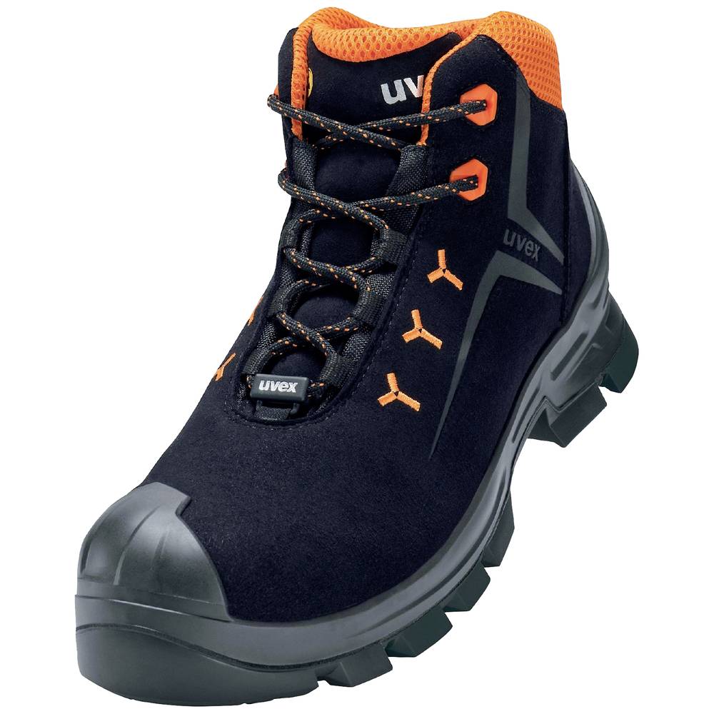 Uvex 2 MACSOLE 6529242 Hoge veiligheidsschoenen ESD S3 Schoenmaat (EU): 42 Zwart, Rood 1 paar