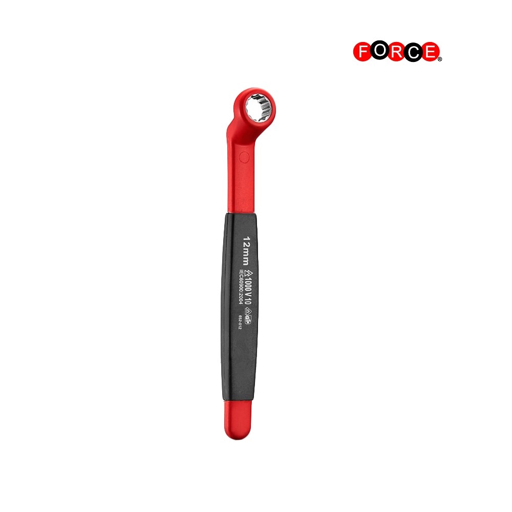 Force geïsoleerde ringsleutel 75° gebogen 14mm