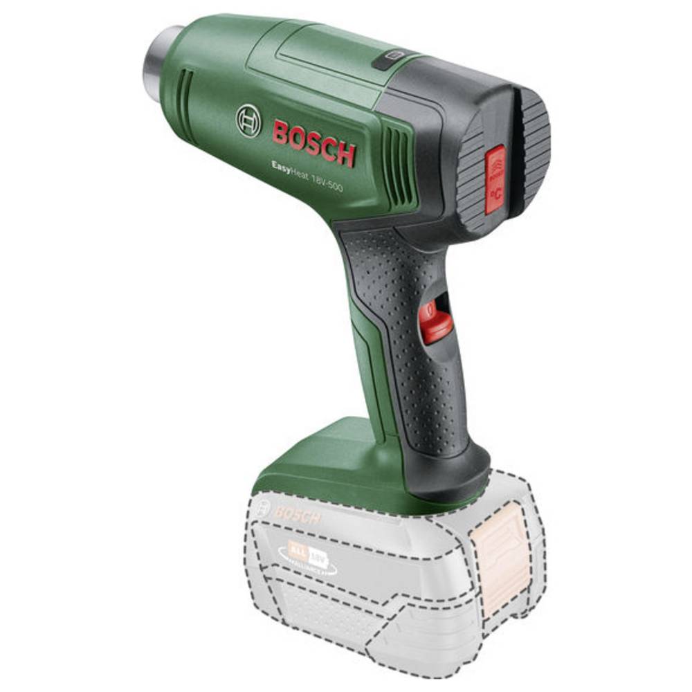 Bosch Home and Garden 06032A8000 EasyHeat 18V-500 Accuheteluchtpistool