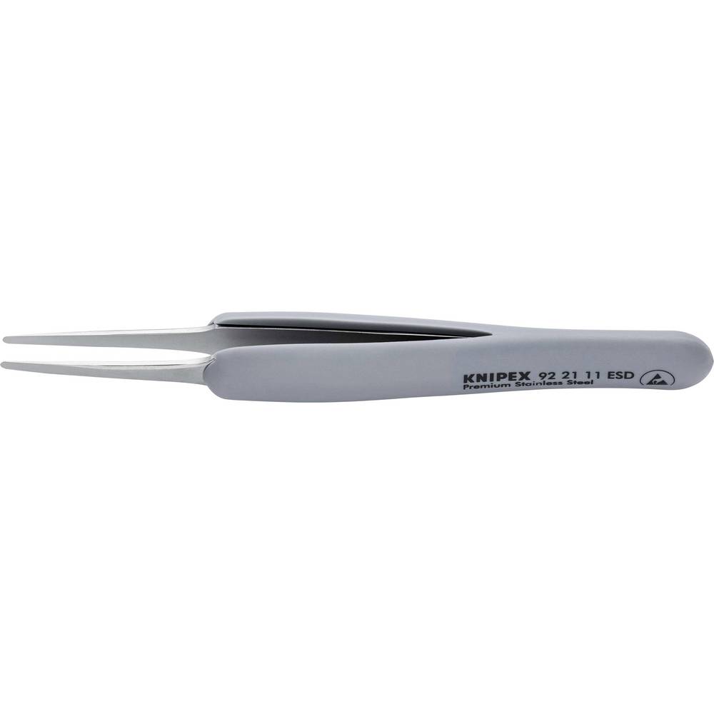 Knipex 92 21 11 ESD Precisiepincet ESD Spits 123 mm